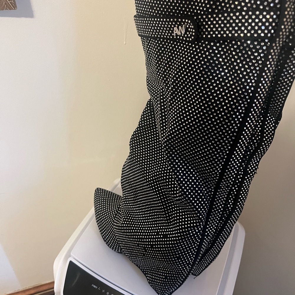 Rhinestone Akira boot run small.if you wear a size 8 you can fit this 9